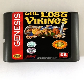 

The Lost Vikings - 16 bit MD Games Cartridge For MegaDrive Genesis console