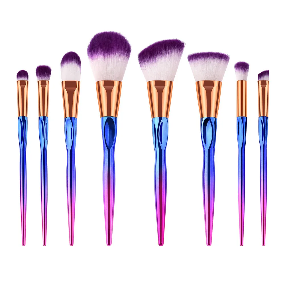 

1 set of professional makeup brushes angled eyebrow brush concealer brushes eye makeup tools face makeup brushes
