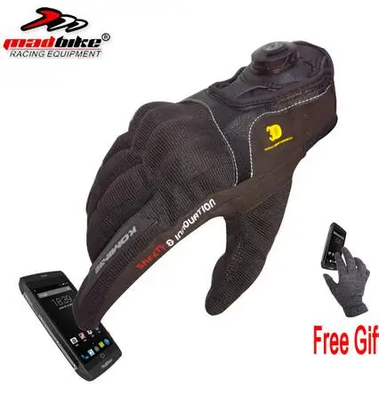 

Motorcycle Gloves Touch Screen Boa Knuckle Protect Glove Men KOMINE GK 164 3D Cycling Racing Gear ZX