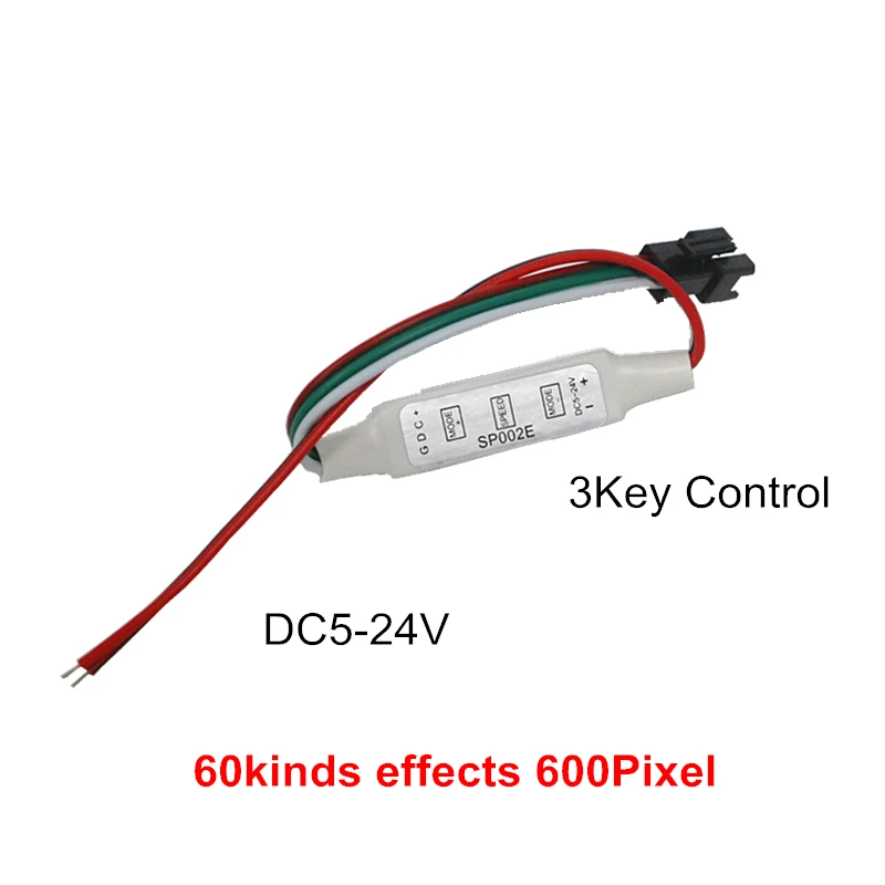 Мини пульт дистанционного управления для WS2811 WS2812B SK6812 6803 1903 5 24 В постоянного