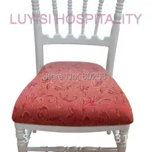 Белое кресло алюминиевое Наполеон с фиксированной подушкой сиденья