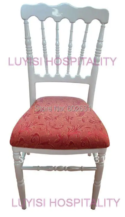 Белое кресло алюминиевое Наполеон с фиксированной подушкой сиденья|napoleon chair|chair