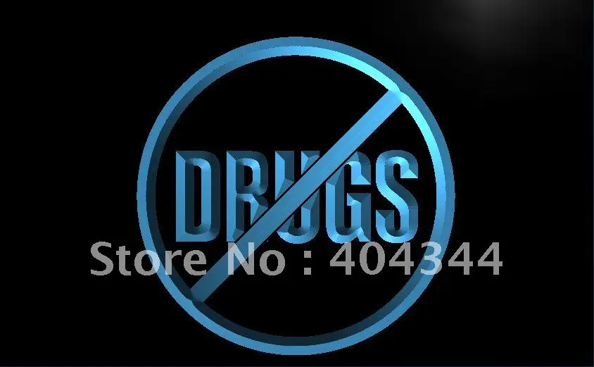 LB966- No Drugs Display Warning Bar NEW LED Neon Light Sign home decor shop crafts | Дом и сад