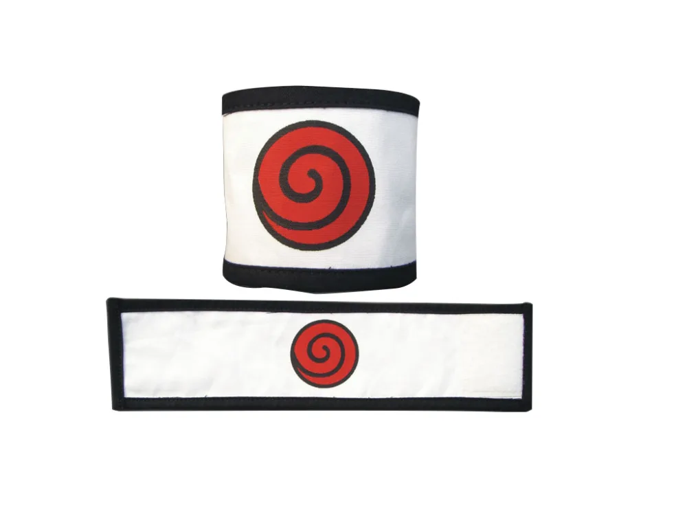 Naruto Cosplay Accessories Uzumaki Naruto Wristbands in Boys Costume 