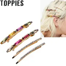 Летние женские акриловые заколки, женская шпилька, набор блестящих трендовых женских аксессуаров для волос