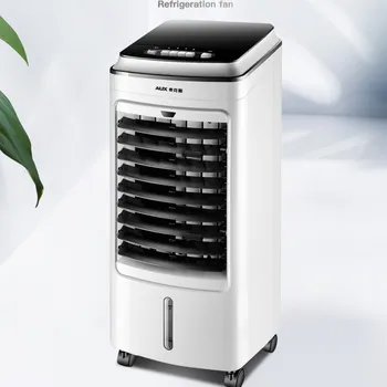 

Air Conditioning Fan Refrigeration Fan Single Cooling Fan Household Remote Control Timing Fan Small Cooler Water Air Conditioner