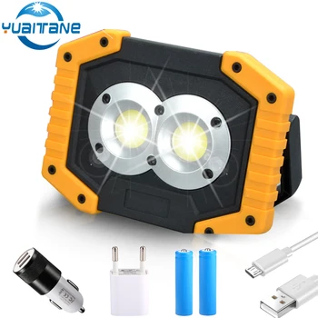 

100W Portable light COB Work Light Floodlight Searchlight Spotlights 5V Usb Rechargeable Super Bright Searchlight Handheld 2019