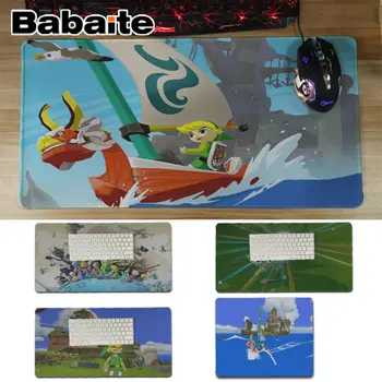 

Babaite Custom Skin Legend of Zelda Wind Keyboard Mat Rubber Gaming mousepad Desk Mat Comfort Mouse Mat Gaming Lockedge Mousepad