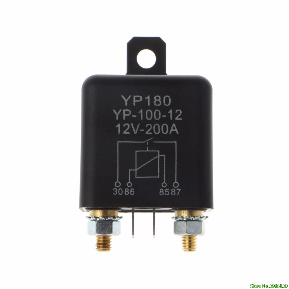

12V DC 200A High Power Car Relay Truck Motor Continuous Type Automotive Switch