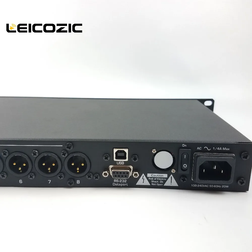 Leicozic 4in/8out 4.8SP Профессиональный цифровой процессор динамик управление pro аудио процессор protea pro сценическое аудио оборудование