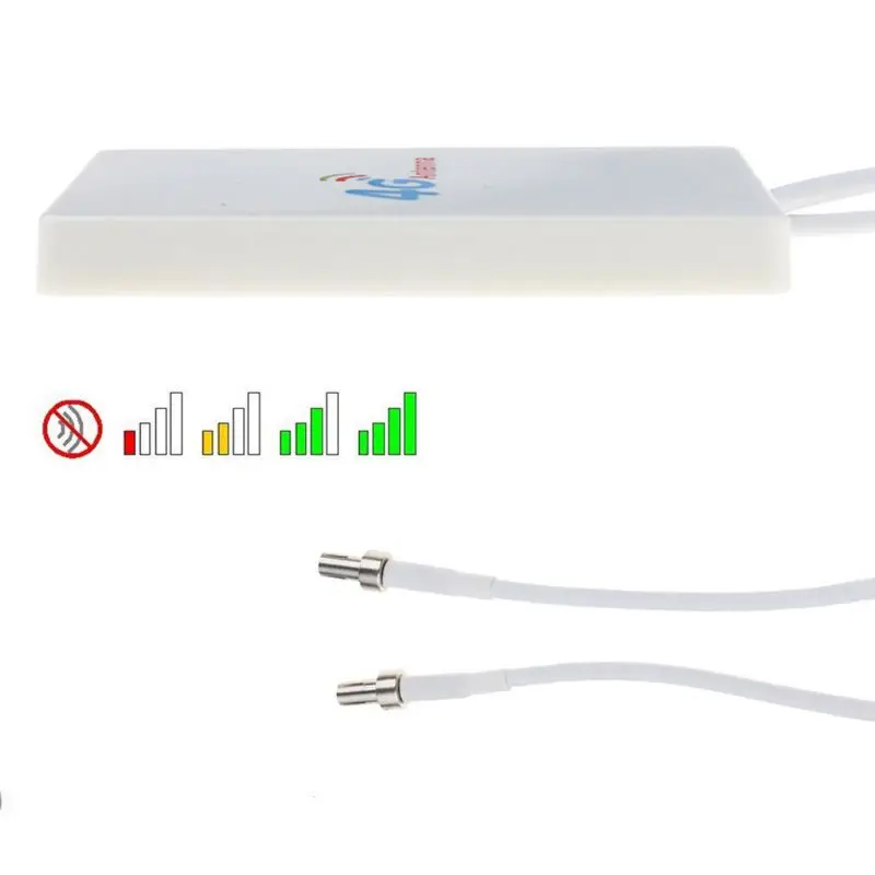 28dBi 4G 3G LTE 2 x TS9 Broadband Antenna Signal Amplifier For Mobile Router