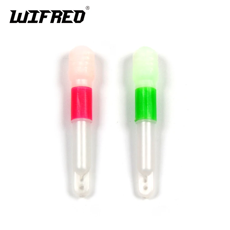 

[ 4PCS ] Mini Waterproof Multiple Function Electronic LED Fishing Light Stick Red Green for Fishing Float Net Rod Lure 4.5x43mm