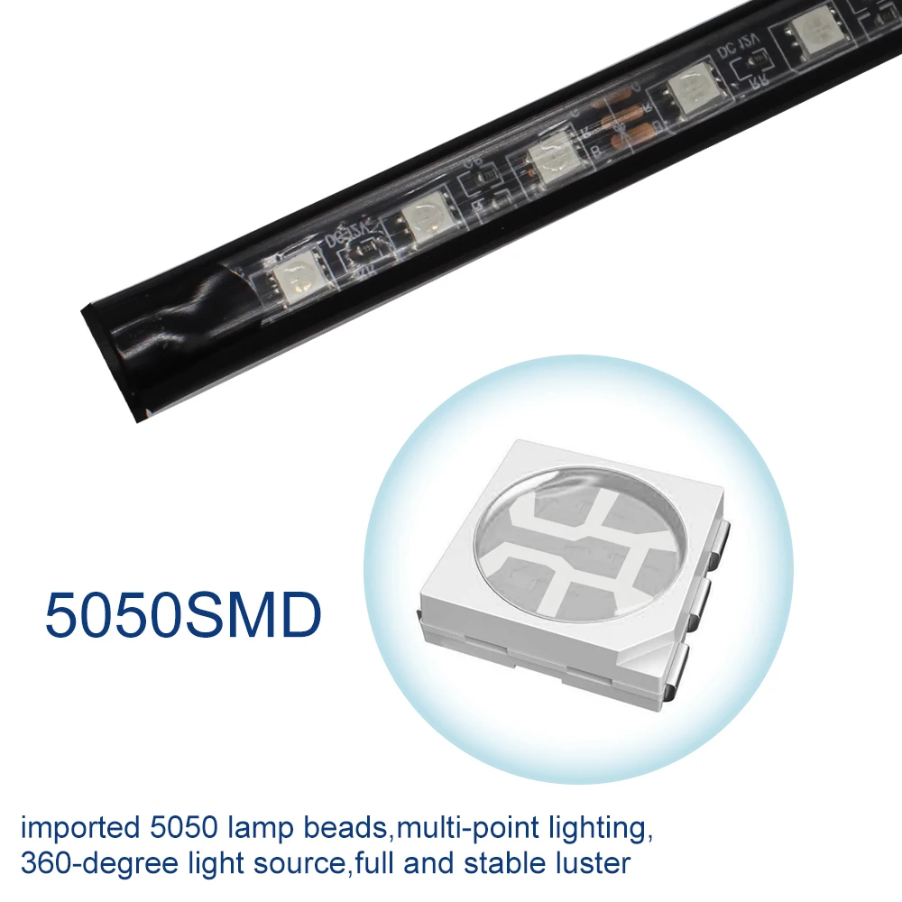 MODERN CAR 4 In 1 APP LED Strip Light Car Flexible RGB Chassis Bottom Lights Remote Controller Atmosphere Lamp 60/90CM 90/120CM