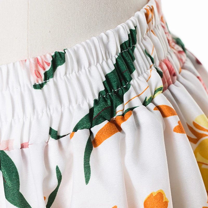 GOPLUS Boho Floral Print Chiffon Long Skirts Women High Waist A Line Maxi Skirt Lady 2019 Chic Vintage Party Beach Skirts Female GOPLUS Boho Floral Print Chiffon Long Skirts Women High Waist A Line Maxi Skirt Lady 2019 Chic Vintage Party Beach Skirts Female