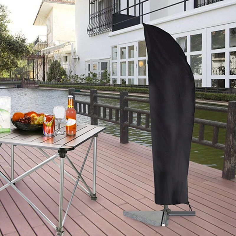 Waterproof Umbrella Patio Parasol Cover Rain Accessories Draw String 265x40-70cmParasol with Pouch Outdoor | Дом и сад