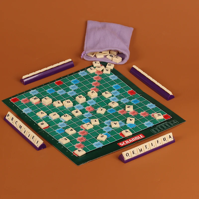 Пластиковая игрушка scrabble английские слова обучение заклинанию обучающая игра