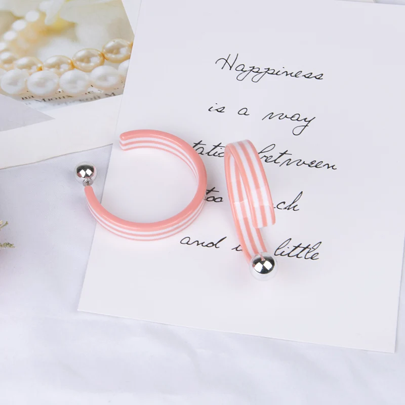 GuanLong Vintage Resin Round Earrings for Women Fashion Jewelry Big Geometric Circle Acrylic Party Large Drop Earring Brincos (5)