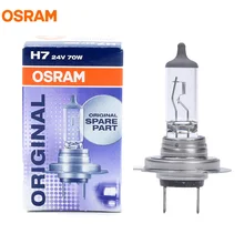 OSRAM H7 24V 70W 64215 PX26d грузовик использовать оригинальные запасные части для фар стандартная классическая лампа OEM галогенная лампа 1X