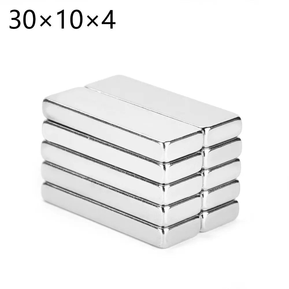 Популярный полезный 100 шт блок супер сильные кубовидные магниты сила редкая Неодимовый Холодильник DIY 30x10x4 мм