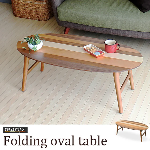 Anese Style Wood Simplicity Mixed Colors Oval Coffee Table Anese Style Wood Simplicity Mixed Colors Oval Coffee Table Folding Small Apartment Living Room