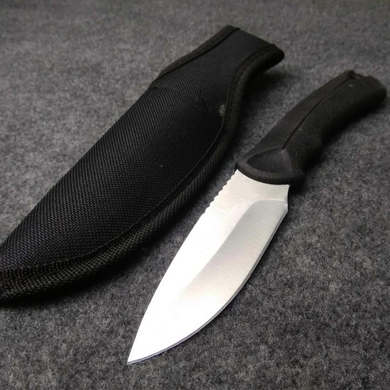 

Hot Fixed Blade Knife Stainless Steel 420 56HRC Hardness Hunting Knife Outdoor Survival Knife & Nylon Sheath SDIYABEIZ