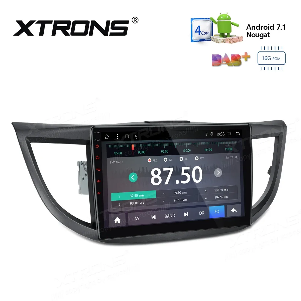 Мультимедийная система XTRONS для HONDA стерео проигрыватель на Android 10 1 с экраном 7