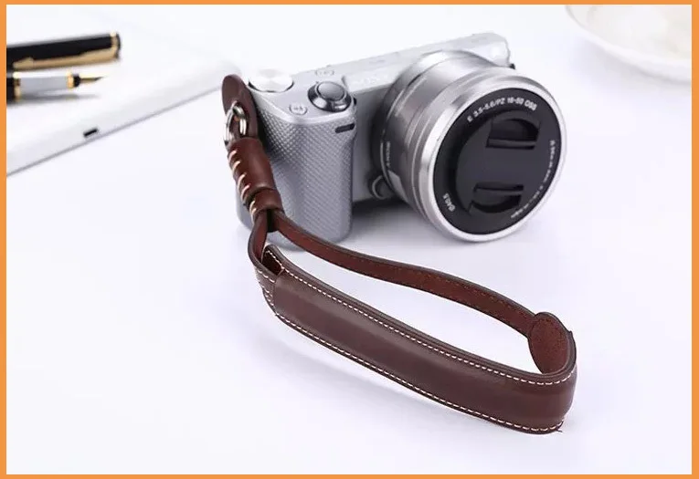 Кожаная рукоятка ремешок веревка для Canon Nikon sony Leica камера DC