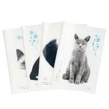 12 шт./лот Новое поступление ПВХ глянцевая обложка кошка дизайн ноутбуков/подарок журнал дневник/канцелярские блокнот/канцелярия; школьные принадлежности gt084