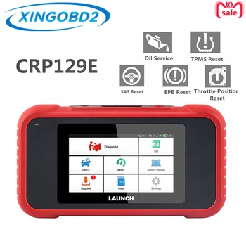 

Launch X431 CRP129E OBD2 Code Reader for Engine ABS SRS Transmission Diagnosis and Oil/Brake/SAS/TMPS/ETS Reset pk CRP129