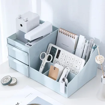 

Plastic Storage Box Makeup Drawers Organizer Box Jewelry Container Make up Case Cosmetic Office Boxes Make Up Container Boxes