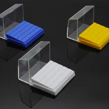 Стоматологическая клиника пластик 24 Отверстия держатель Bur Блок Чехол/24 шт FG 1,6 мм