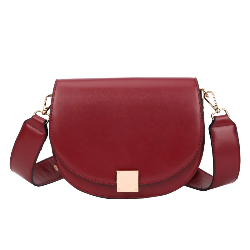 Брендовая Высококачественная женская сумка из искусственной кожи на застежке, дизайнерская роскошная женская сумка, женские винтажные сумки через плечо - Цвет: Red