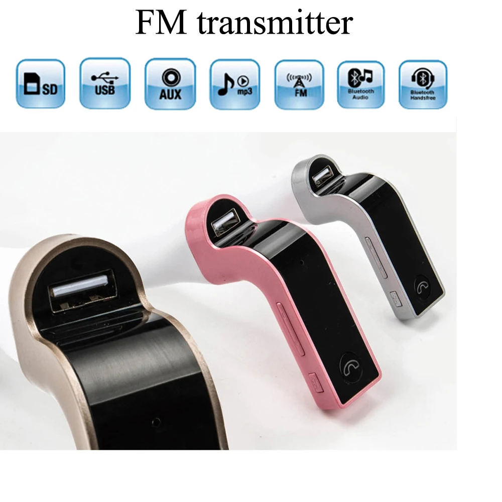 Автомобильный fm-передатчик Bluetooth Автомобильный MP3 плеер sup Порты и разъёмы s TF/SD карты USB Зарядное Устройство Радио Auxin Порты и разъёмы вход