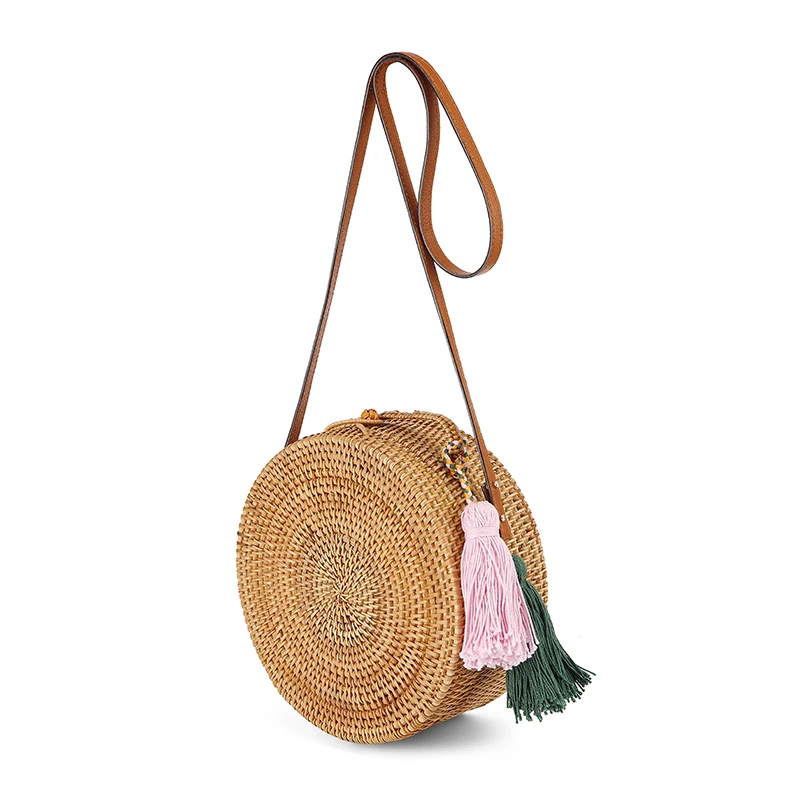 boho rattan bag