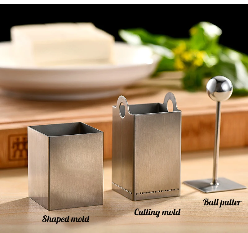 OLOEY кухонная форма из нержавеющей стали для тофу, домашние гаджеты, пресс-форма для тофу, инструменты для приготовления пищи, сделай сам, нож, измельченный, креативный