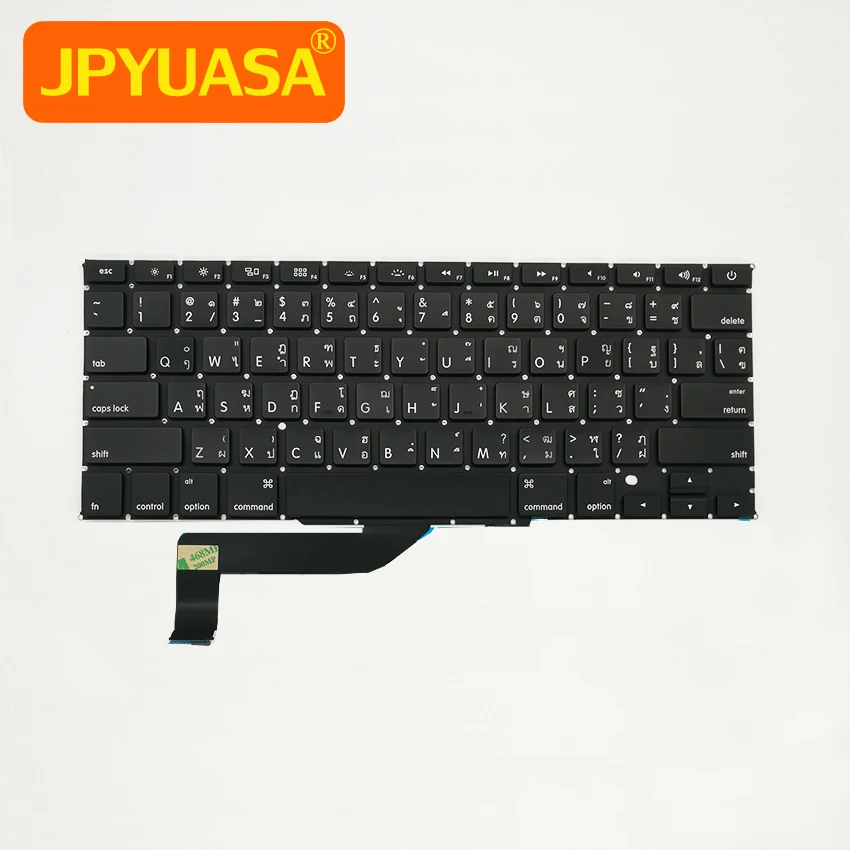 Тайская Клавиатура для ноутбука MacBook Retina Pro 15 дюймов 2013 2015|Клавиатуры замены| |