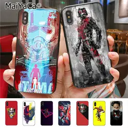 MaiYaCa Ant man Marvel защитный Мягкие tpu мобильного чехол для телефона для iPhone X 8 плюс 7 6splus 5S se 5c 7 плюс Чехол
