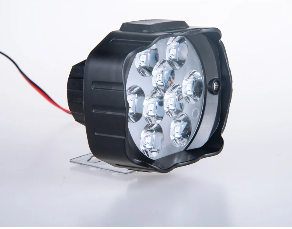 Universal Motorcycle Led Headlight SpotLight 9W 1000LM 6000K White Driving Spot Lights Motorbike Scooters Fog DRL Lamp Bulb (8)