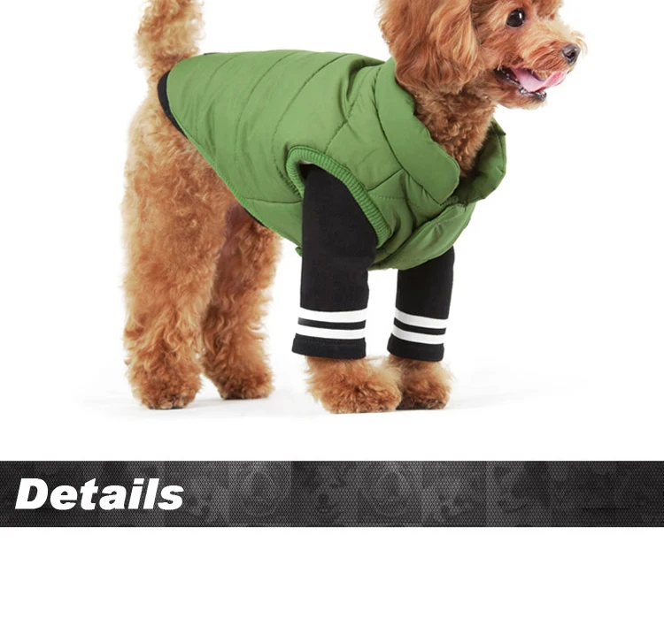 Одежда для маленьких и средних собак, зимний жилет для собак, пальто, куртка, одежда, водонепроницаемая утолщенная теплая верхняя одежда для йоркширского мопса, Франш бульдога