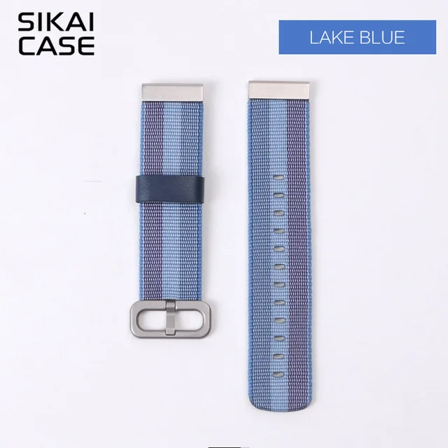 Sikai для Xiaomi huami Amazfit часы аксессуары корпус для huami Amazfit Bip бит молодежное издание(темп Lite) защитный чехол - Цвет: Lake Blue