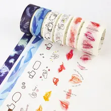 15mm x 7m kawaii Creative Washi Tape Scrapbooking DIY Sticker Decorative Adhesive tape Masking Tape Office school stationery
