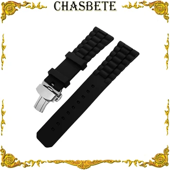 

24mm Silicone Rubber Watch Band for Sony Smartwatch 2 SW2 Watchband Men Women Resin Strap Wrist Loop Belt Bracelet Black + Tool