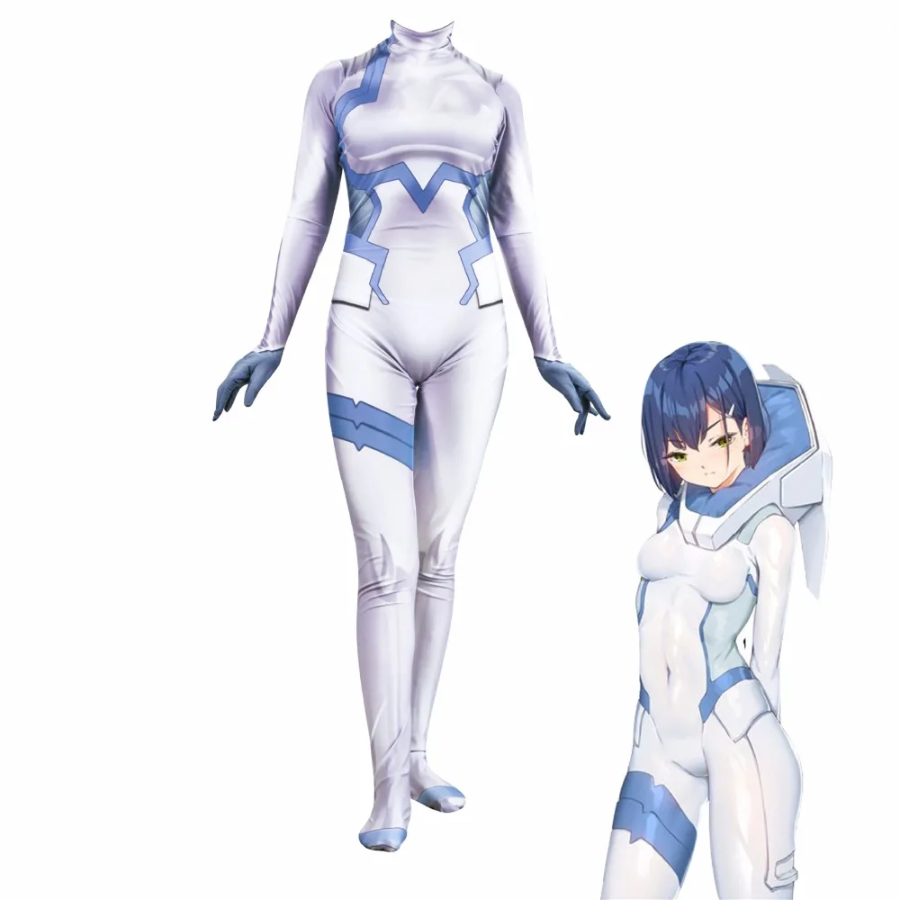 Подгонянный 2018 Новое прибытие Дарлинг в Franxx 002 Косплей Костюм лайкра спандекс 3D