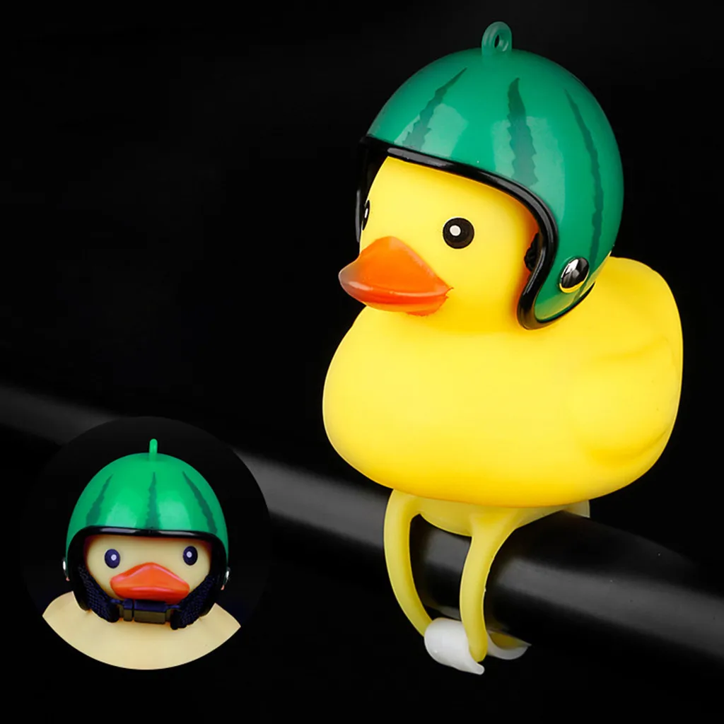 

Cartoon Duck Head Bicycle Lights Light Shining Duck Bicycle Bells Handlebar Bicycle Accessories#y25