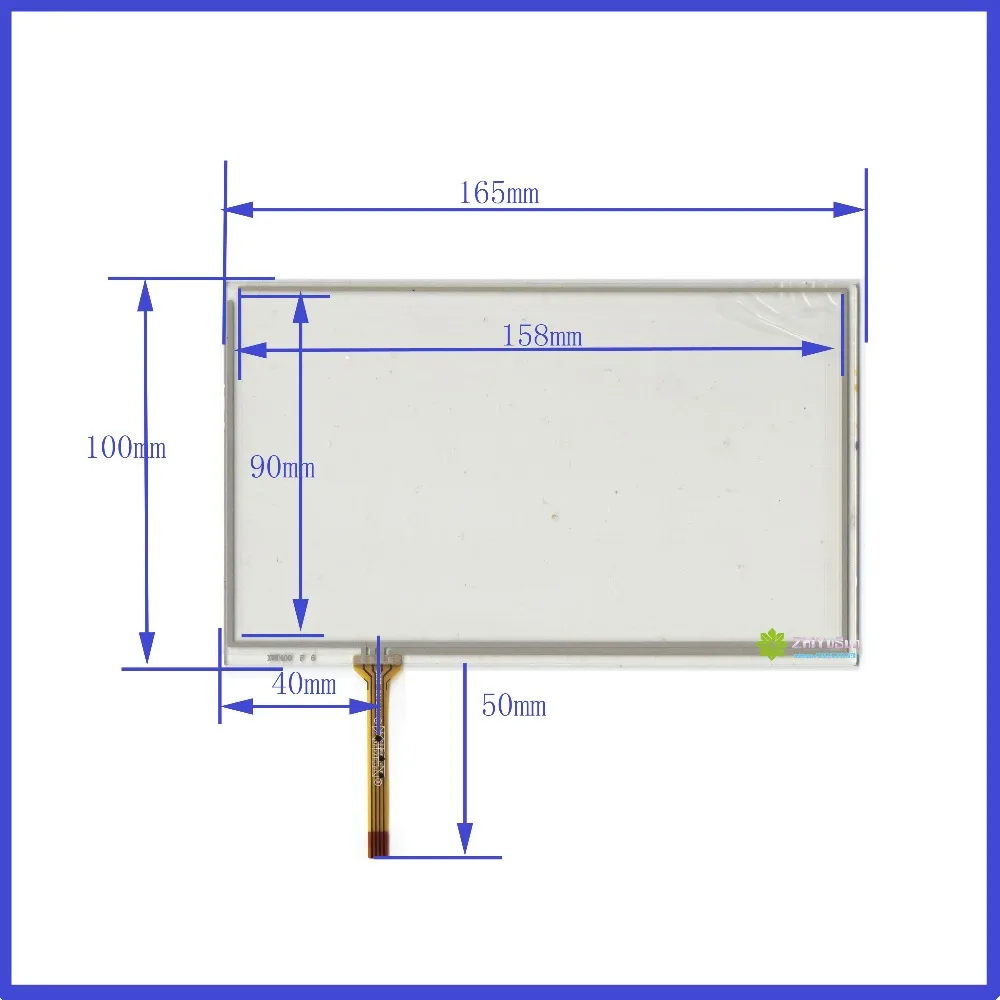 

ZhiYuSun HLDTP2503 165mm*100mm 4 Four Wire Resistive 7inch Touch Screen Car dvd Free shipping this is compatible HLD-TP-2503