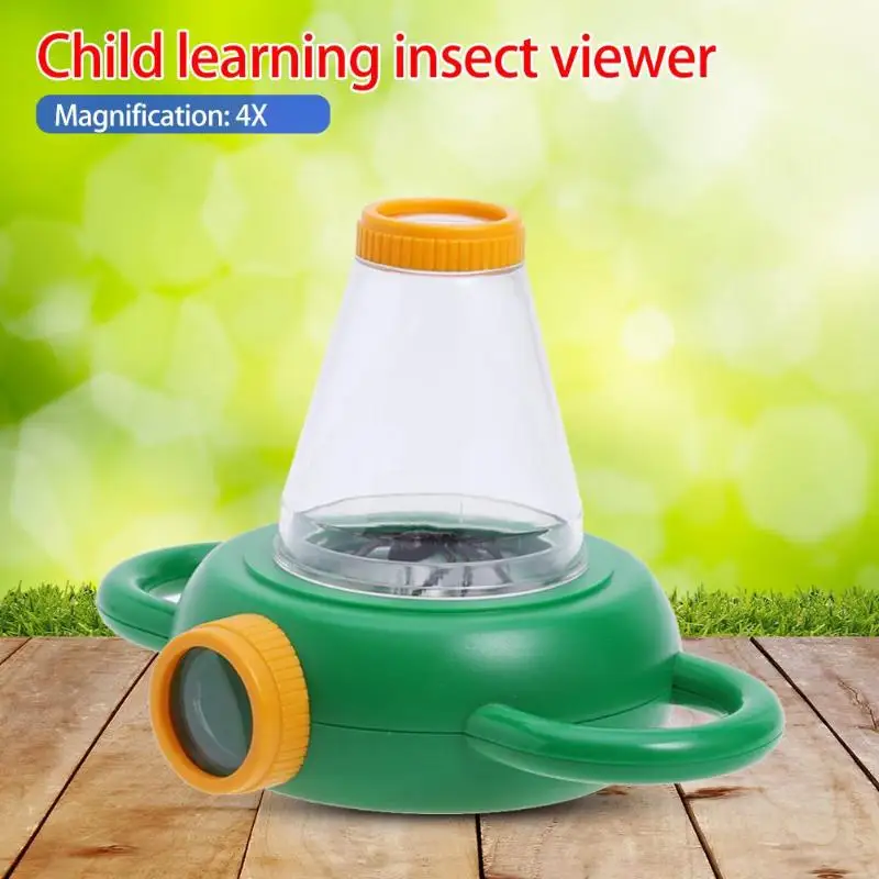 

Portable Handheld 4X Magnification Magnifying Glass Eye Loupe Glass Magnifier Exercise Children's Observation Thinking Ability