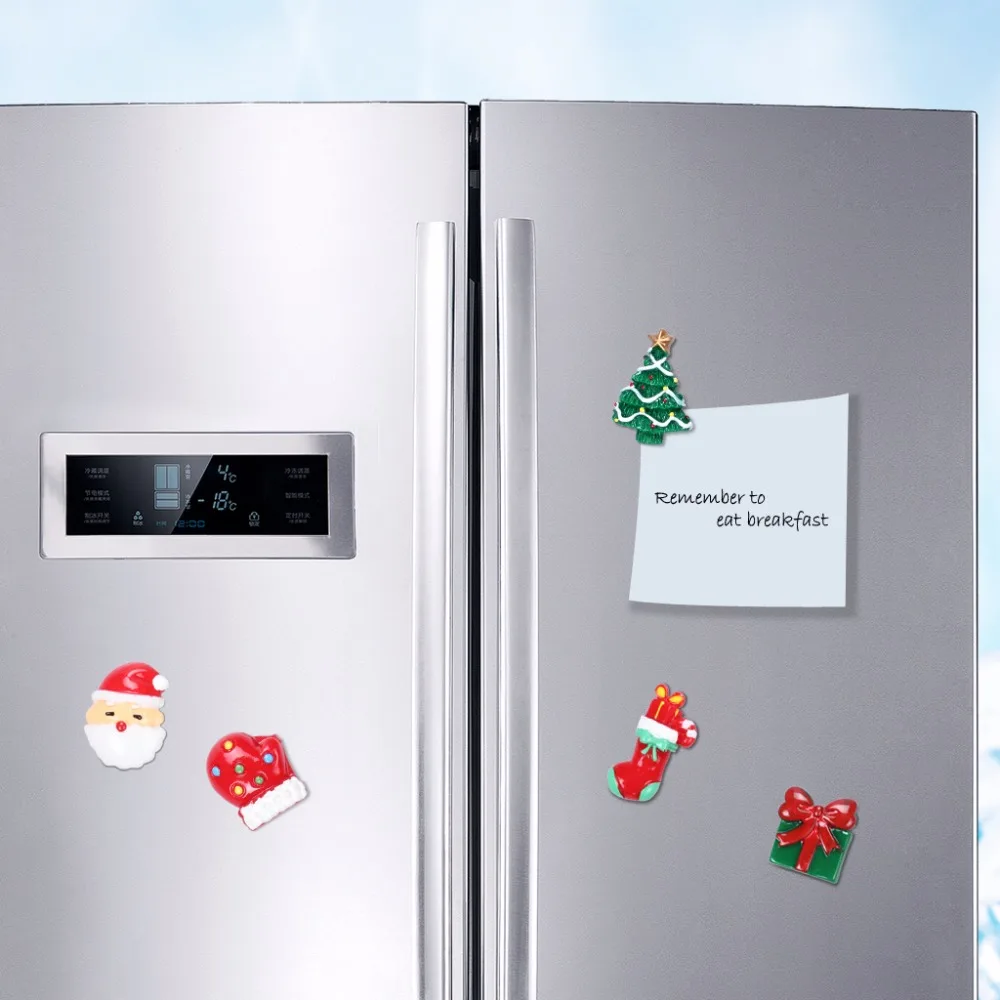 Xmas Cartoon Magnet Fridge Sticker Christmas Anime 3D Xmas Cartoon Magnet Fridge Sticker Christmas Anime 3D