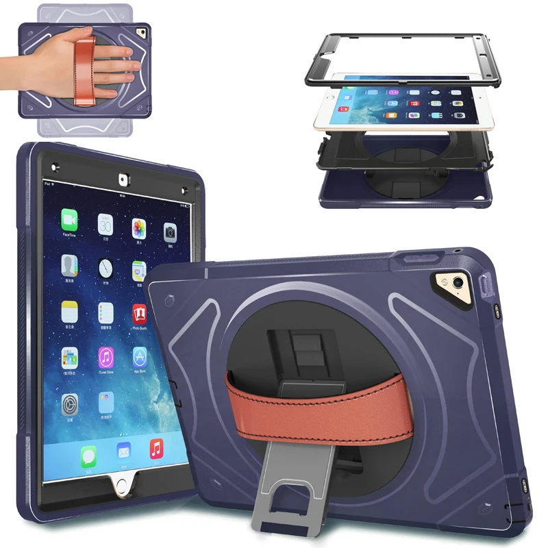 

Ferris wheel Handheld Silicon Back Case for iPad Pro 10.5 inch Shockproof Stand 360 Degree Rotation Back Cover Case for iPad Pro