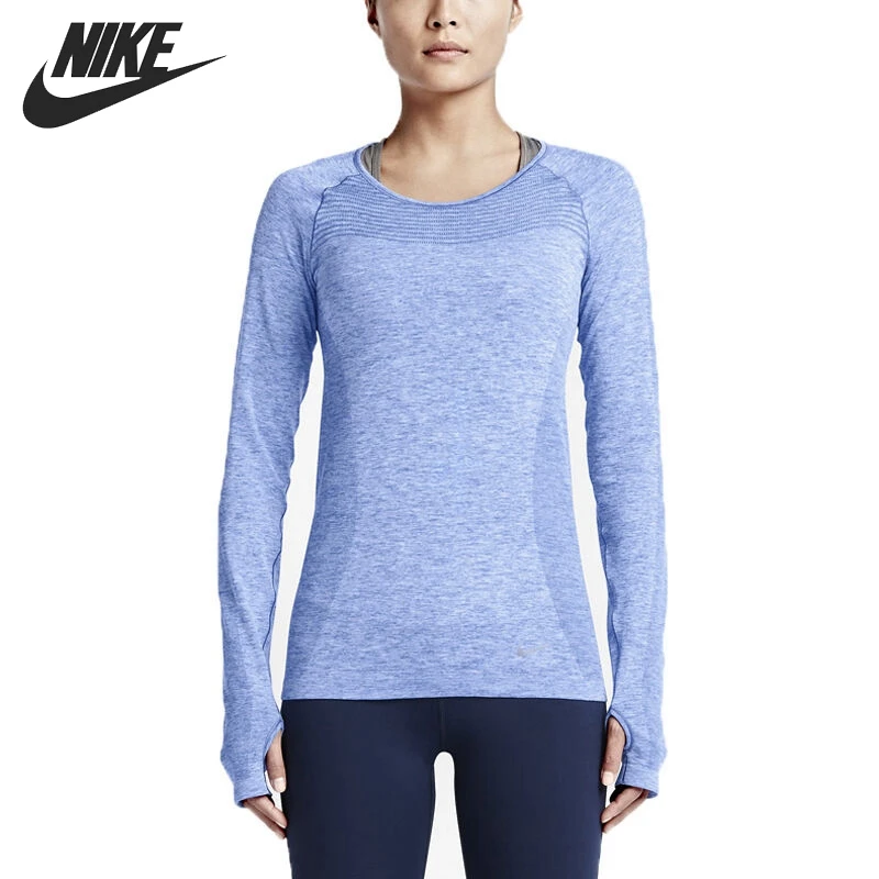 compuesto Otros lugares Celebridad Novedad Original NIKE DRI FIT camisetas de manga larga de punto para mujer  ropa deportiva de manga larga|nike new arrival|nike t-shirt woment-shirt  nike women - AliExpress