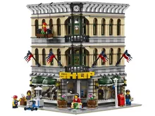 15005 2182 pcs Da Rua Da Cidade Grande Empório Model Building Kits ação Tijolo Brinquedos Presente Para As Crianças 10211